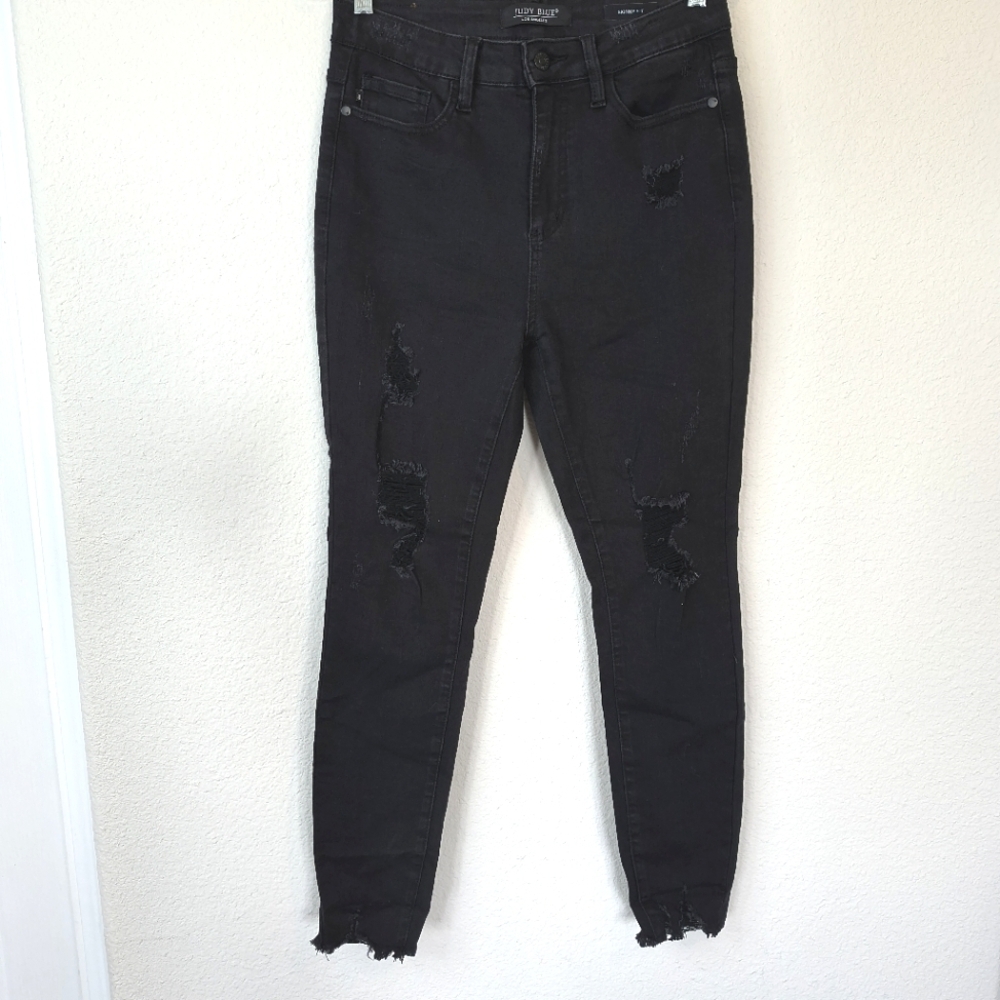 Judy Blue Skinny Fit Distressed‎ Jeans Size 7/28